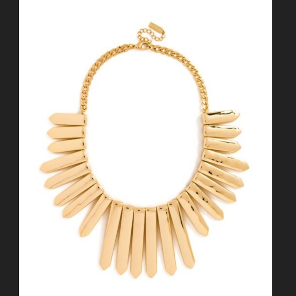 Baublebar raj gold bib necklace NWT